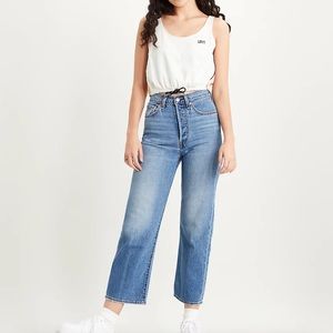 Levis Ribcage Straight Ankle
